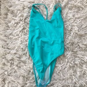 ASOS cross back one piece